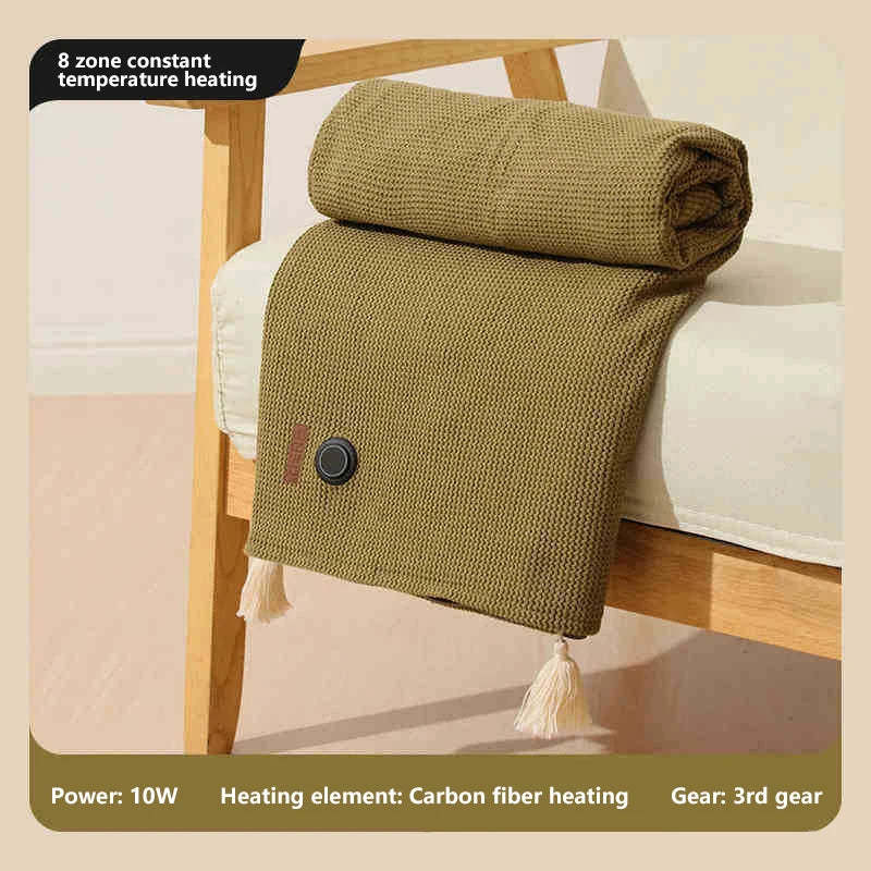 USB Electric Blanket Xiaomi Winter Portable Warm Blanket Washable Shoulder and Knee Fast Heating Home Camping-ShoptAI
