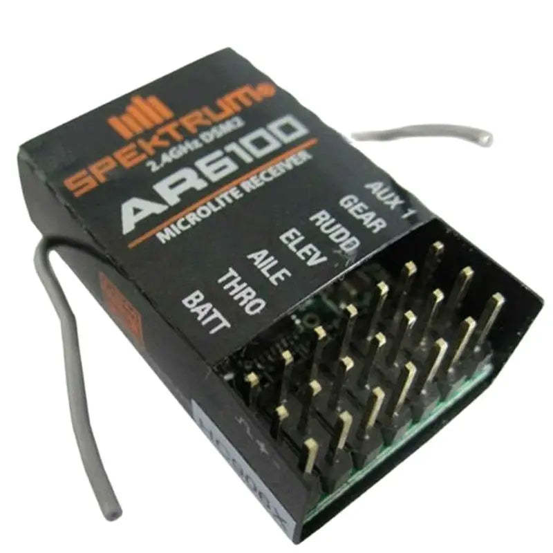AR6100 Spectrum DSM2 6CH 2.4GHz Receiver for DX6i DX7 DX8 JR DSX6 DSX7Helicopter Airplane Drone Quadcopter with Bind Plug-ShoptAI
