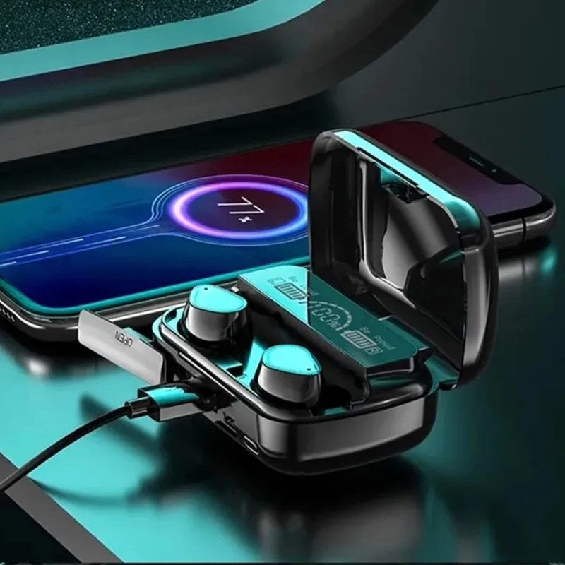 Wireless Bluetooth Headphones TWS Auriculares With Microphone Headset Gamer Earphones Power Bank