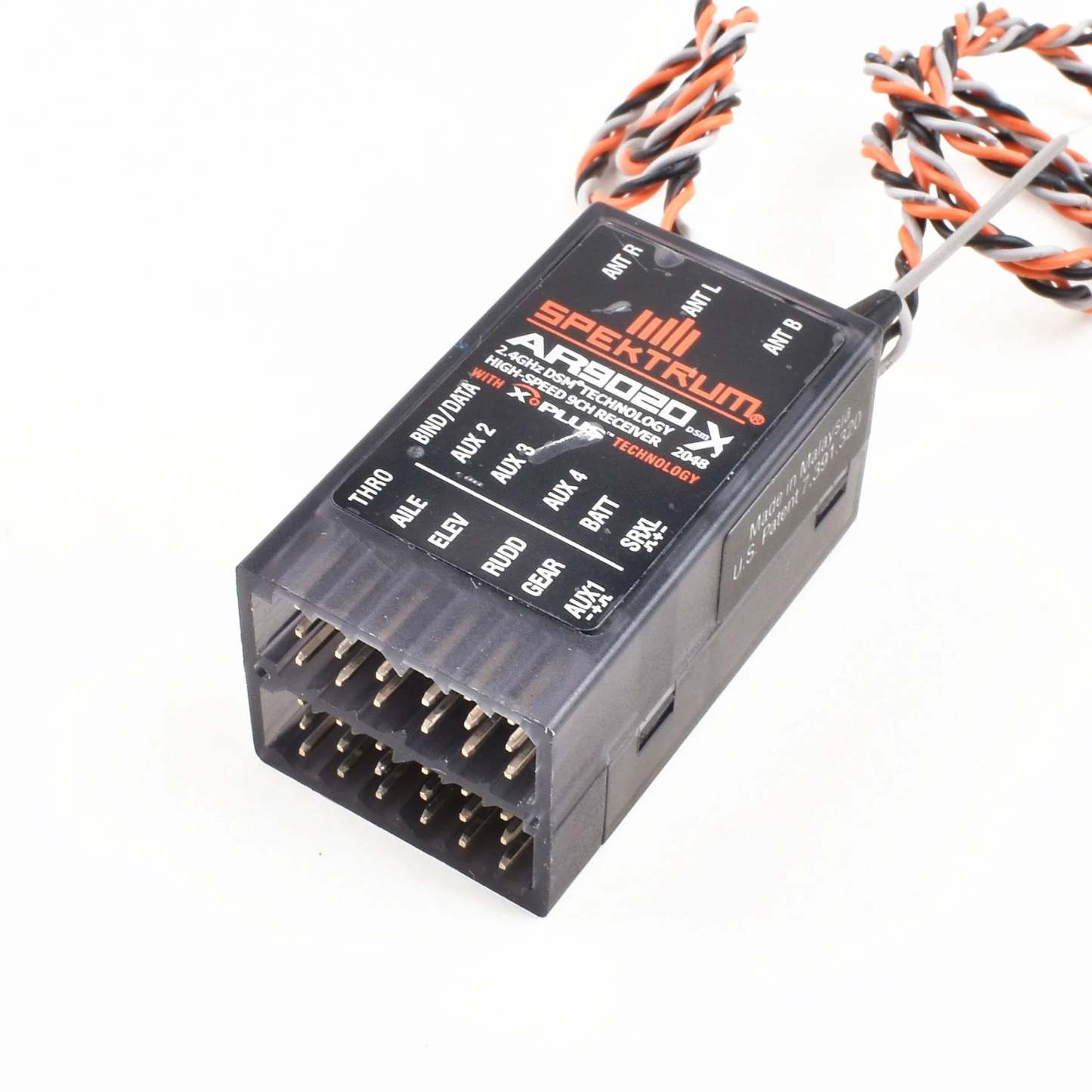 Spectrum AR9020 Receiver 2 Satellites DSMX 9 Channel Suit for Specktrum DX9 DX8 DX18 Transmitter-ShoptAI