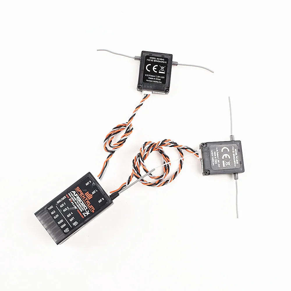 Spectrum AR9020 Receiver 2 Satellites DSMX 9 Channel Suit for Specktrum DX9 DX8 DX18 Transmitter-ShoptAI