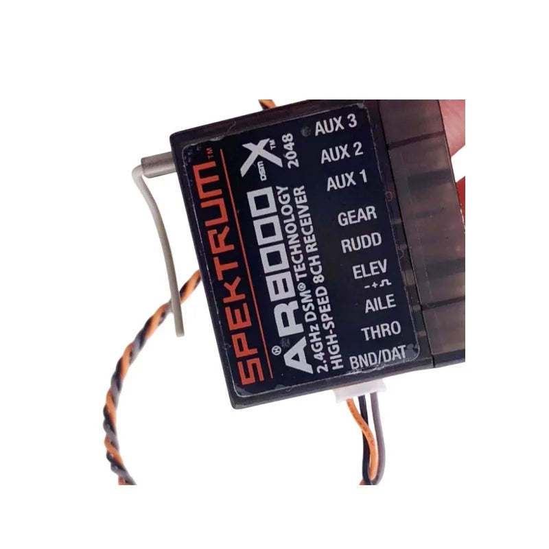 8 CH  Channel DSMX Spectrum AR8000 Receiver 2.4 GHZ W Satellite Fit Specktrum DX8 DX7s DX6 DX6i DSM2  JR DSX7 DSX6 Transmitter RC Airplane-ShoptAI