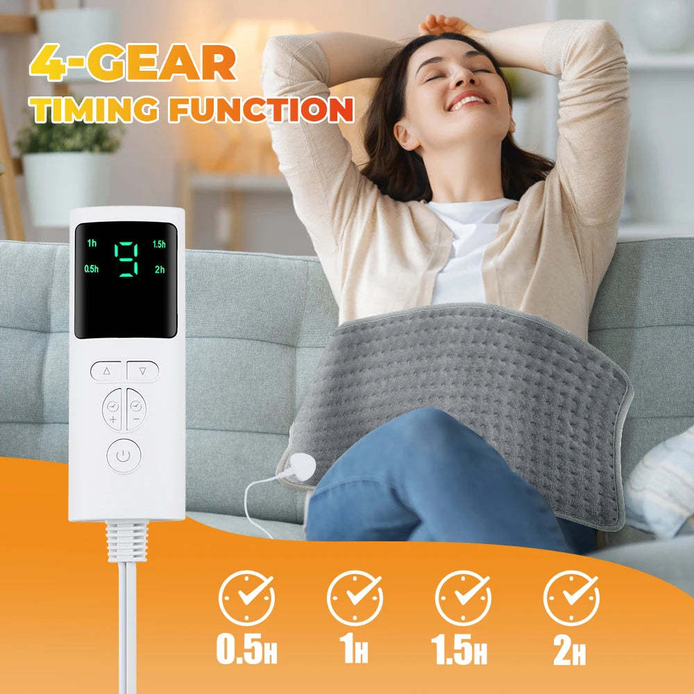 Electric Heating Blanket 58*29CM Heated Mat Thermal Electro Sheet Pad for Bed Sofa Winter Warmer Home Use-ShoptAI