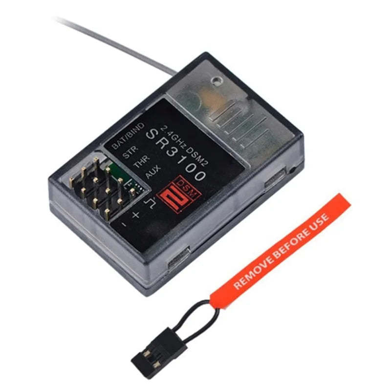 2.4GHz Receiver Spectrum SR3100 DSM2 3-Channel Surface Specktrum DX2E DX3R X3E DX4C Transmitters JR RC Car Boat-ShoptAI
