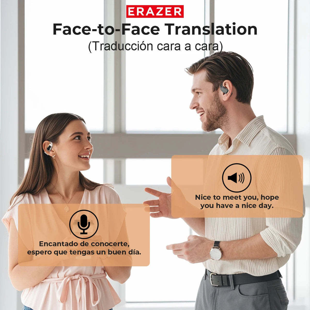 AI Earphone ERAZER XP6 Bluetooth Sleep ASMR Headset DIY Equalizer APP Wireless AI Headphones Office Travel-ShoptAI