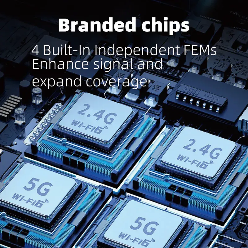 1800Mbps WiFi 6 Adapter 5G/2.4GHz USB 3.0 Wi-fi Dongle Wireless Network Card High Gain Antenna For Windows 10 11-ShoptAI