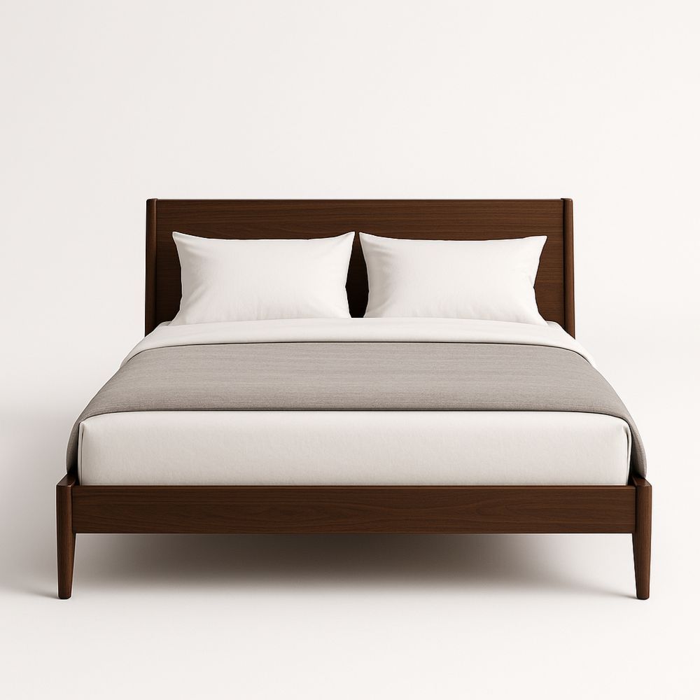 Letto Matrimoniale in Legno Noce 200x160 cm