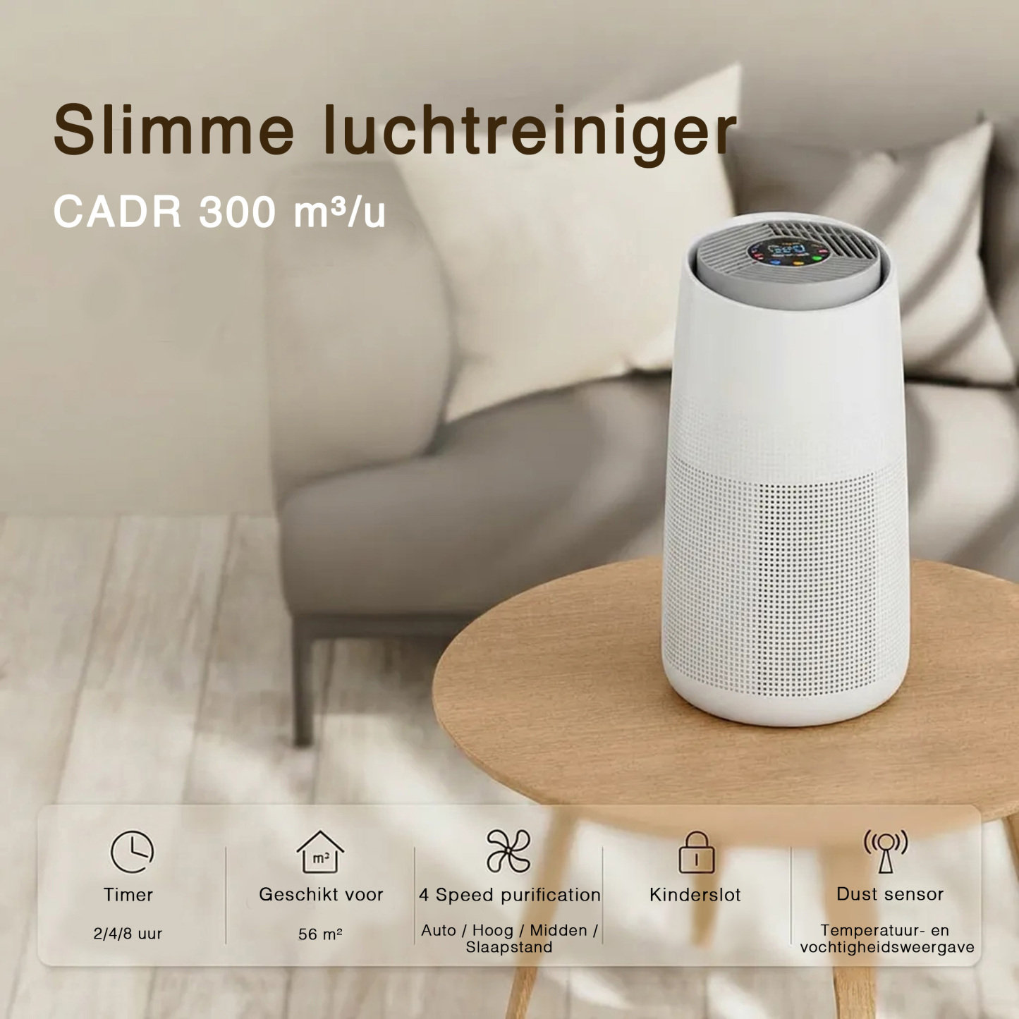 Veoair AirMax slimme luchtreiniger