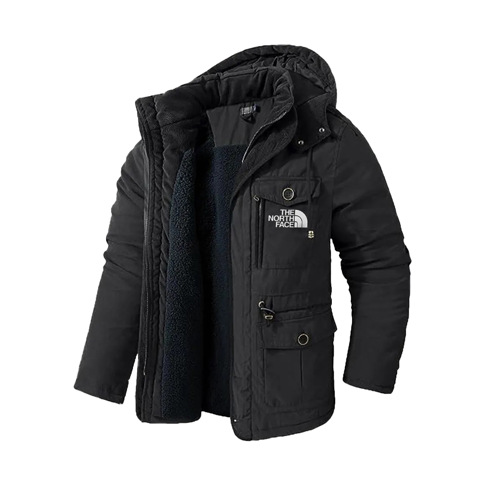 The Noqdfrth Face Hooded Parka Jacket