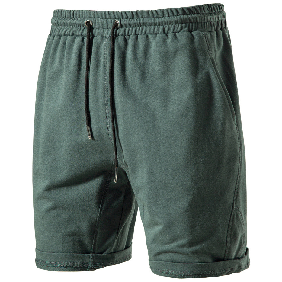 Men's Casual Washed Terry Sports Shorts