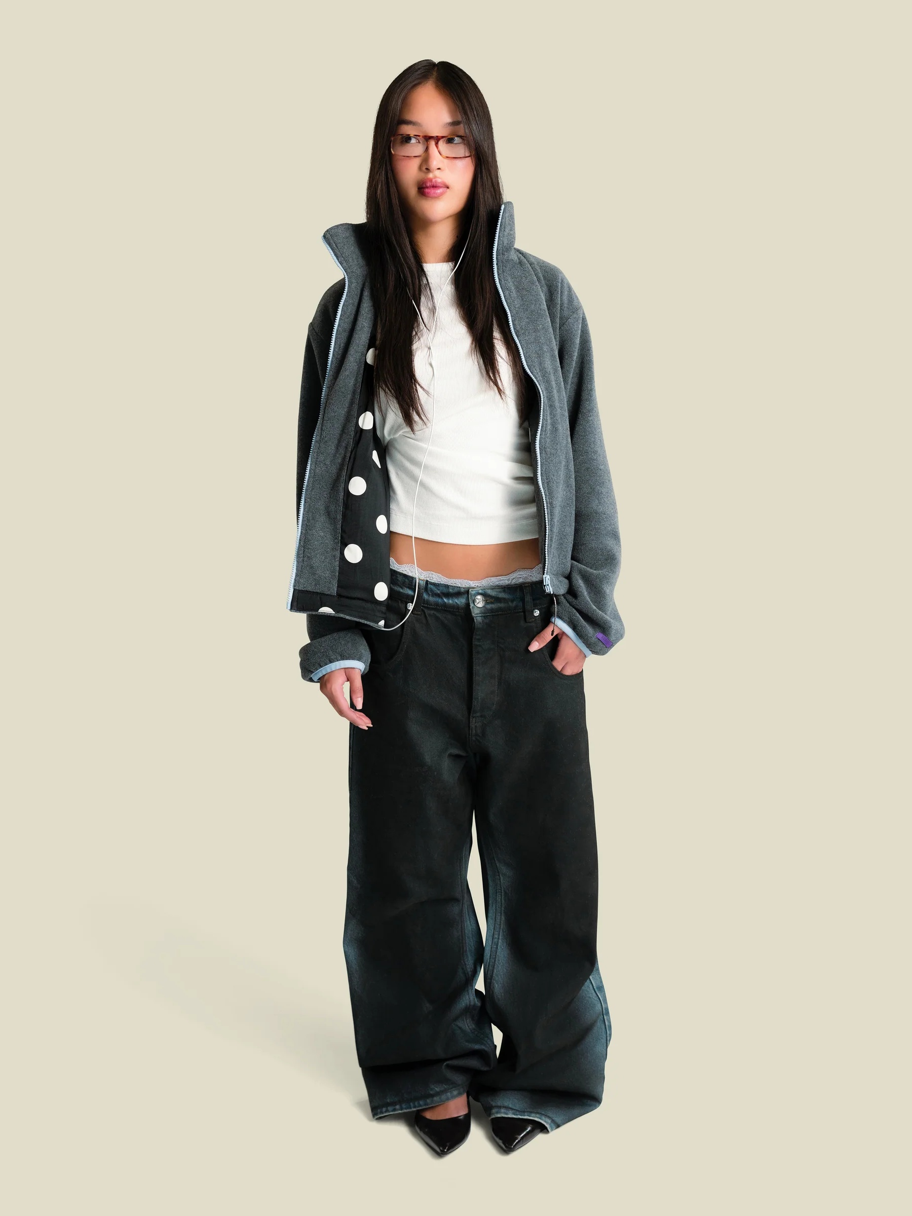 POLKA POLAR FLEECE JACKET