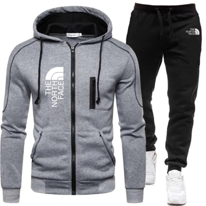 The Noqdfrth Faqdfce fleece streetwear suit