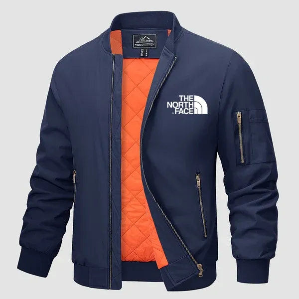 TNF®-Men's Bomber Jacket - Casual Spring Zip-Up Windbreaker with Pockets