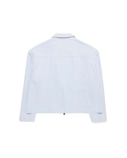PINSTRIPE CANVAS WORKWEAR JACKET