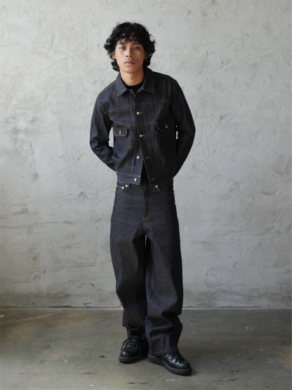 DARK INDIGO DENIM JACKET