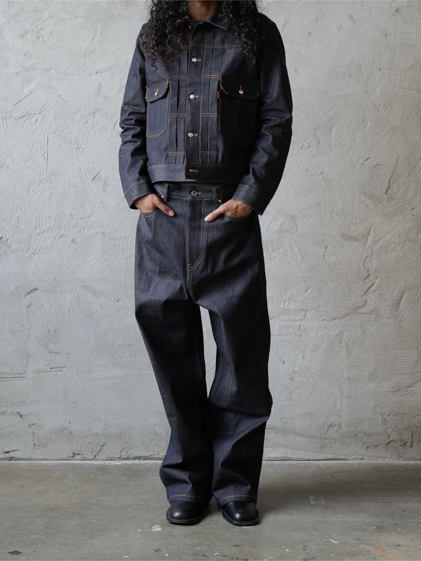 DARK INDIGO DENIM JACKET