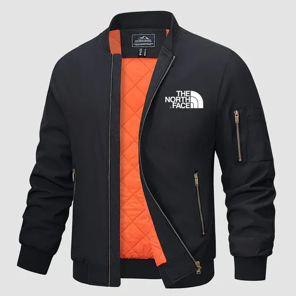 TNF®-Men's Bomber Jacket - Casual Spring Zip-Up Windbreaker with Pockets