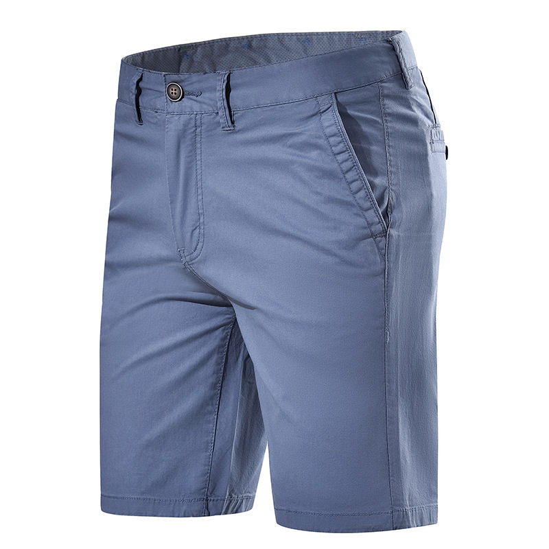Straight Casual Solid Color Simple Casual Shorts