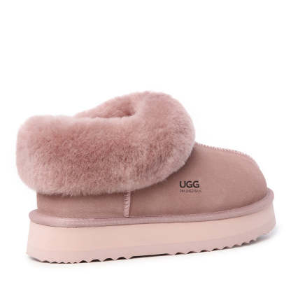 🔥uqdfgg Platinum Platform Slippers
