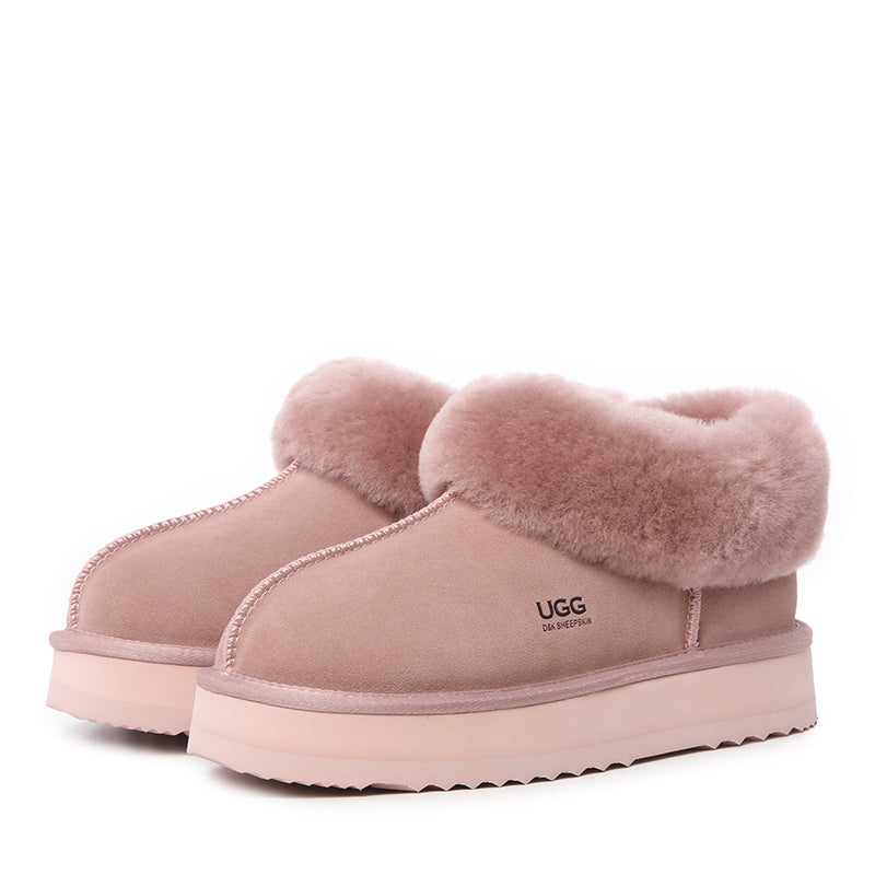 🔥uqdfgg Platinum Platform Slippers