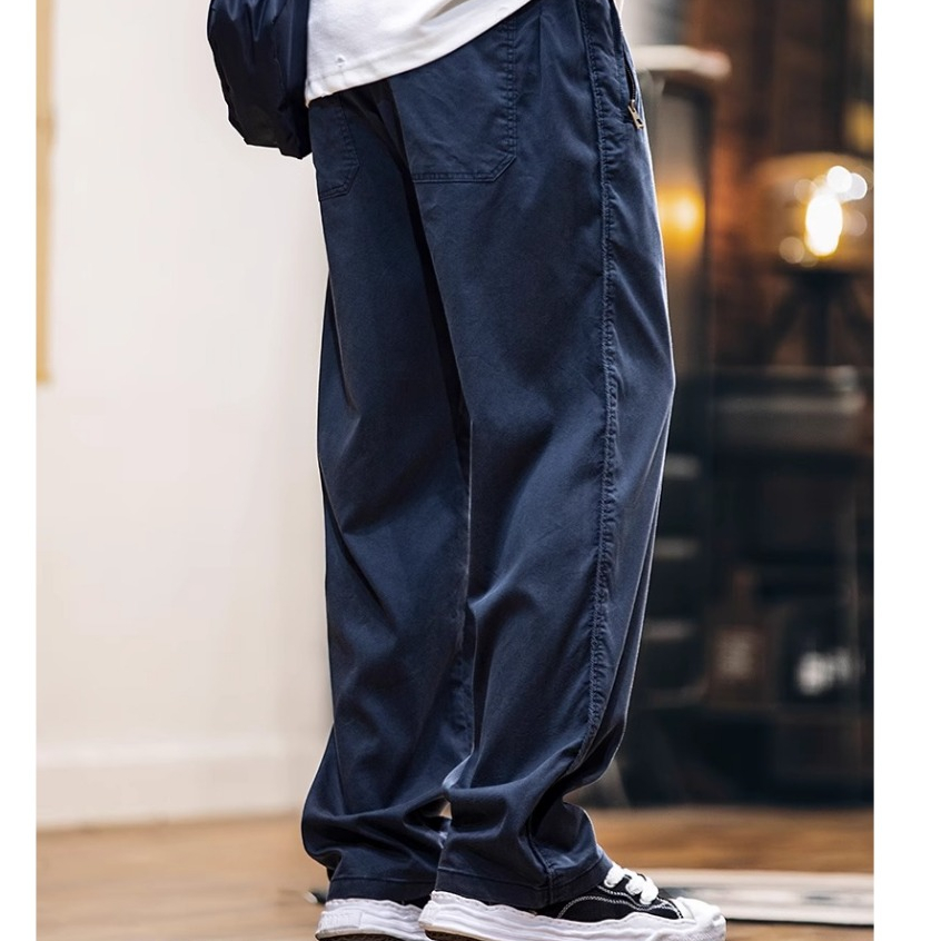 Cool Ice Silk Straight Casual Thin Jeans