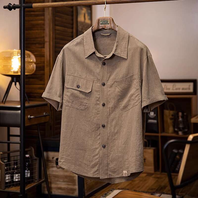 Lyocell Short-Sleeved Workwear Shirt