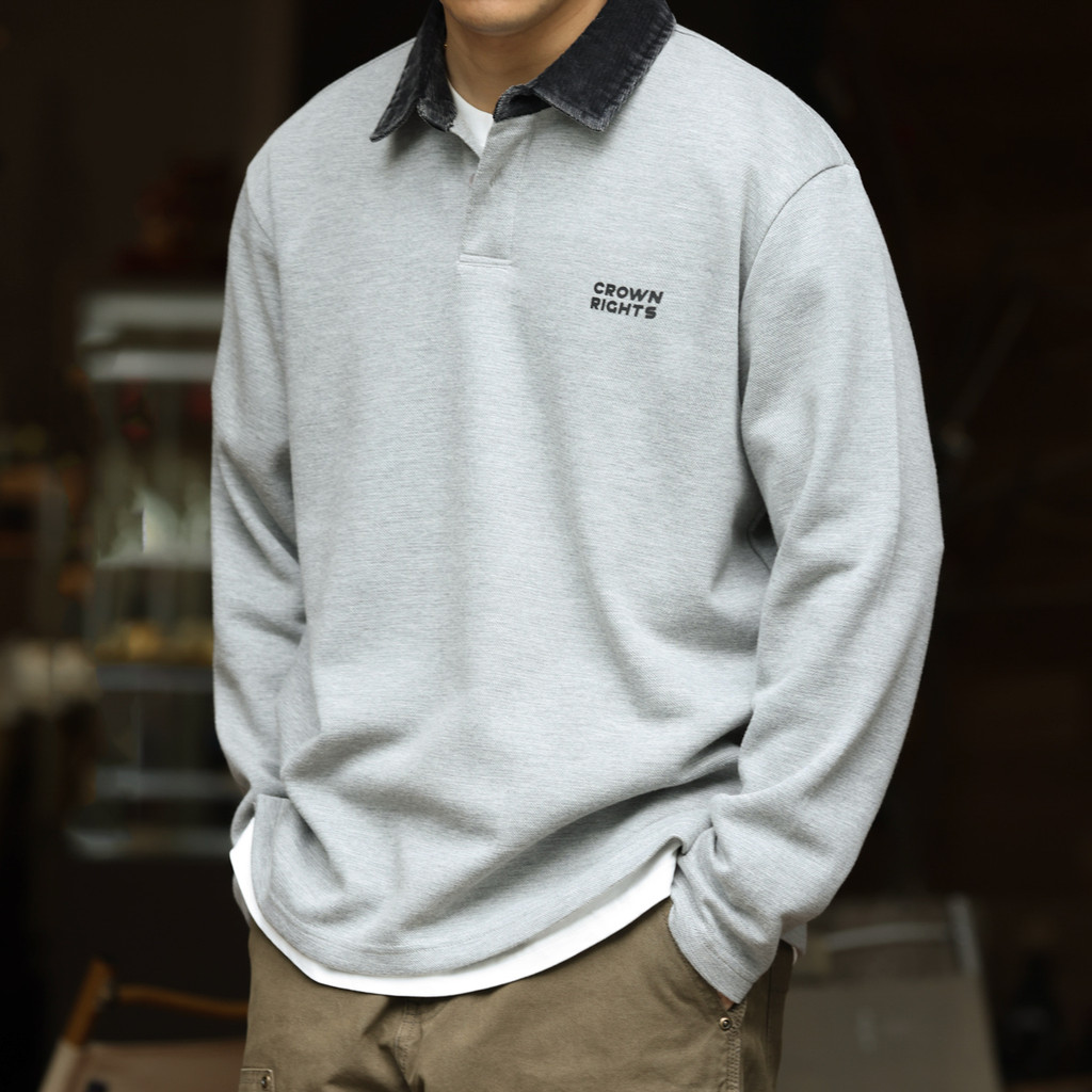 Neckline Long-Sleeved POLO