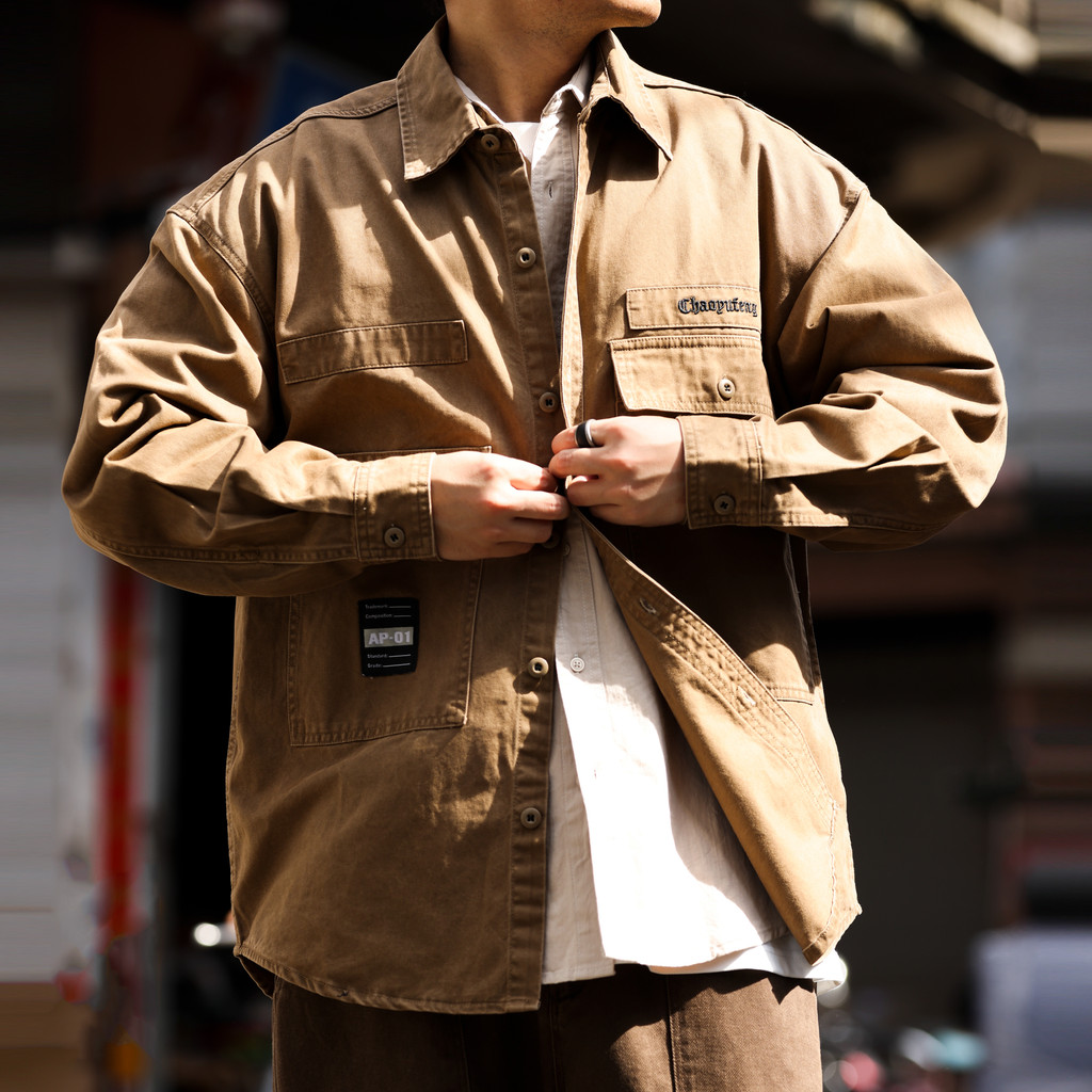 Heavy Wash Outer Shirt Jacket
