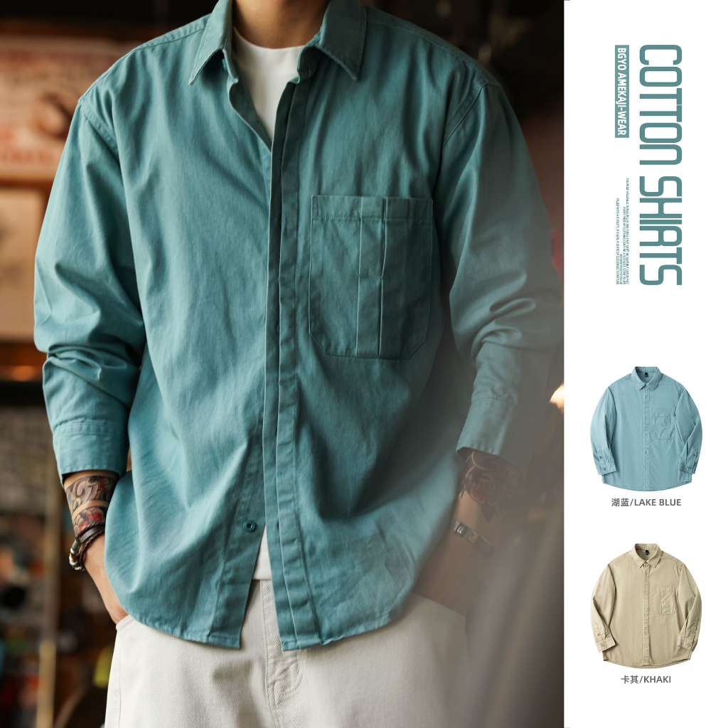 Knife Pleated Pocket Shirt