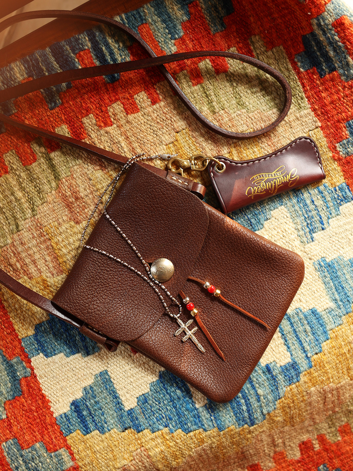 Navajo style chest bag