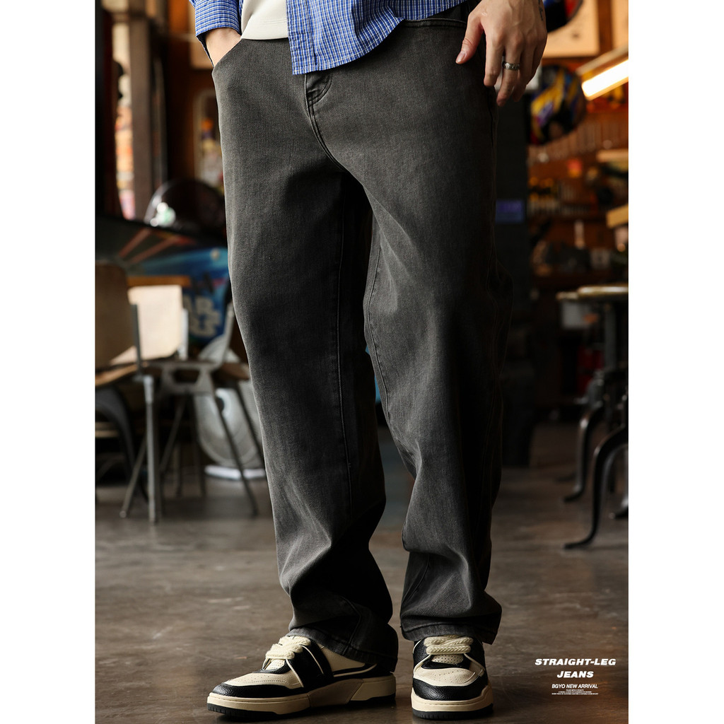 15oz Cotton Straight Jeans