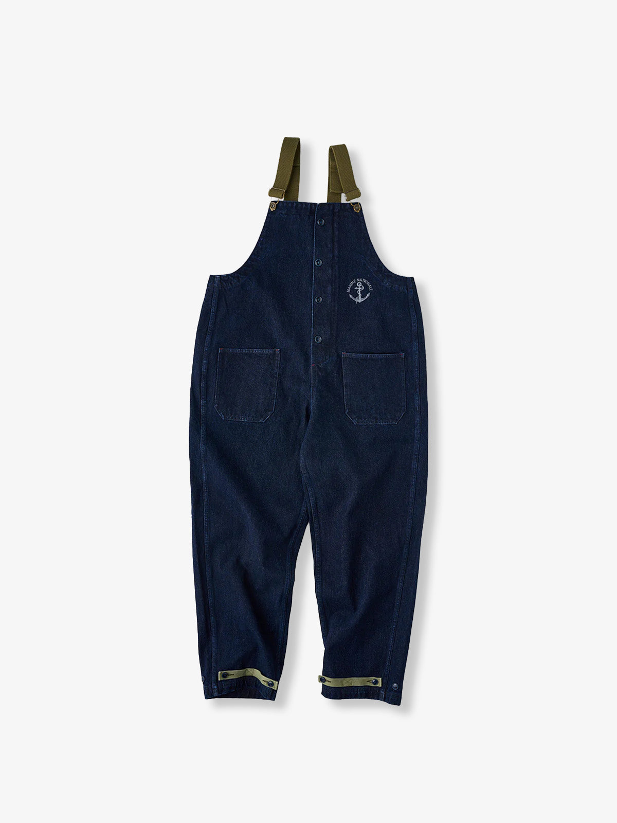 Retro Navy Deck Overalls