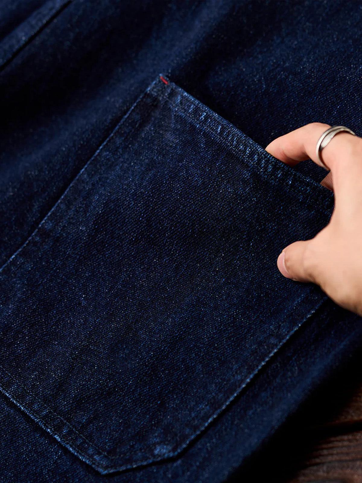 Retro Navy Deck Overalls