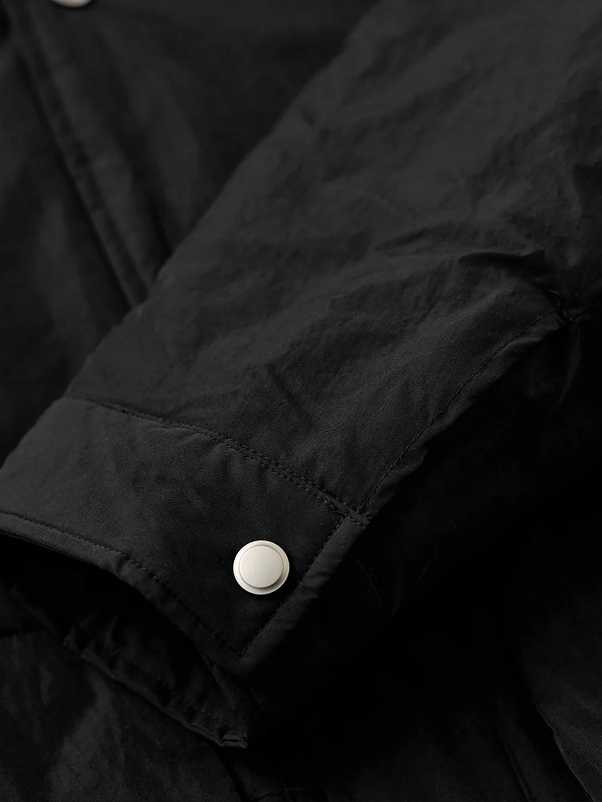 Quilted Lined Hunting Jacket with Leather-Style Collar