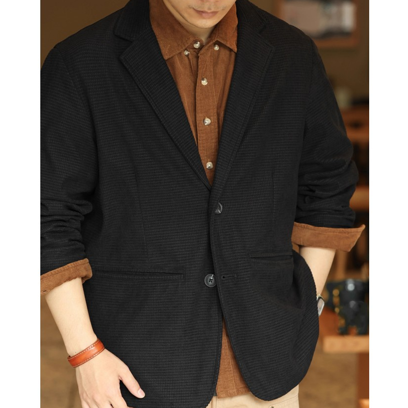 305g Waffle Corduroy Casual Suit