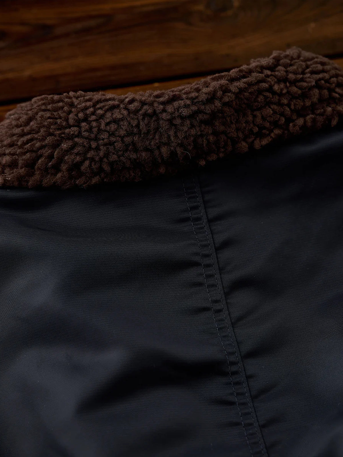 Sherpa Collar MA-1 Quilted Flight Jacket