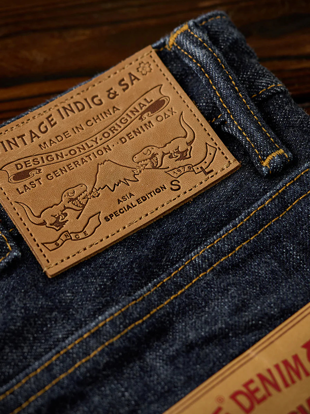 14oz Red Ear American Coin Pocket Straight Jeans