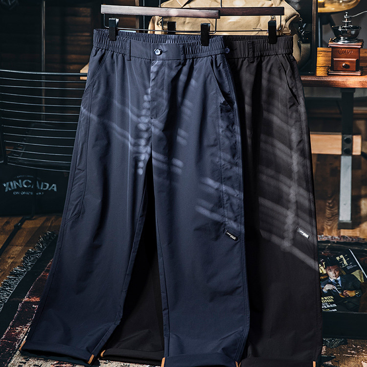 Straight Casual Pants Outdoor Three-Proof Jacket Men's Thin Style Quick-Drying Sports Pants
