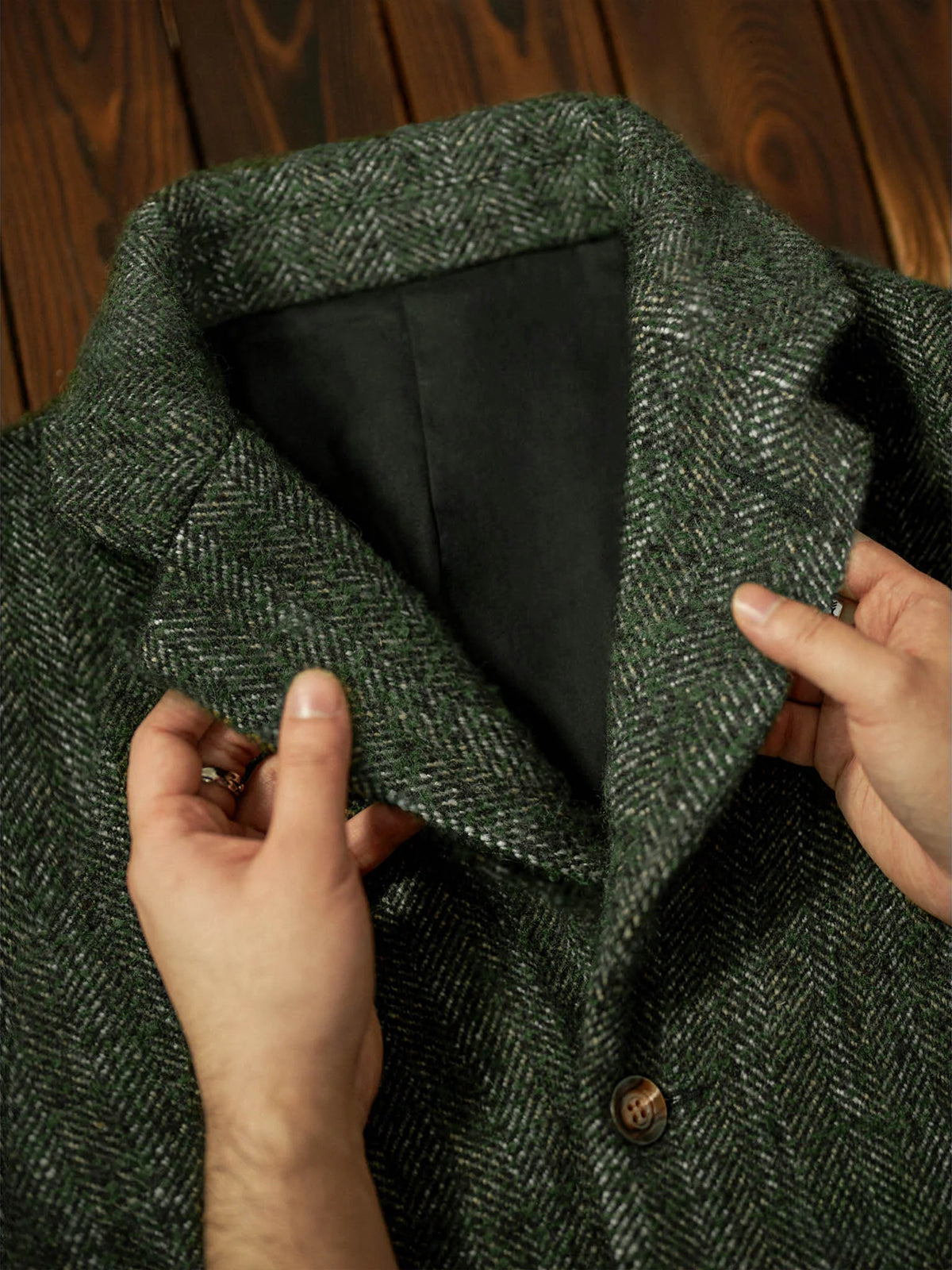 Wool-Blend Tweed Tailored Jacket