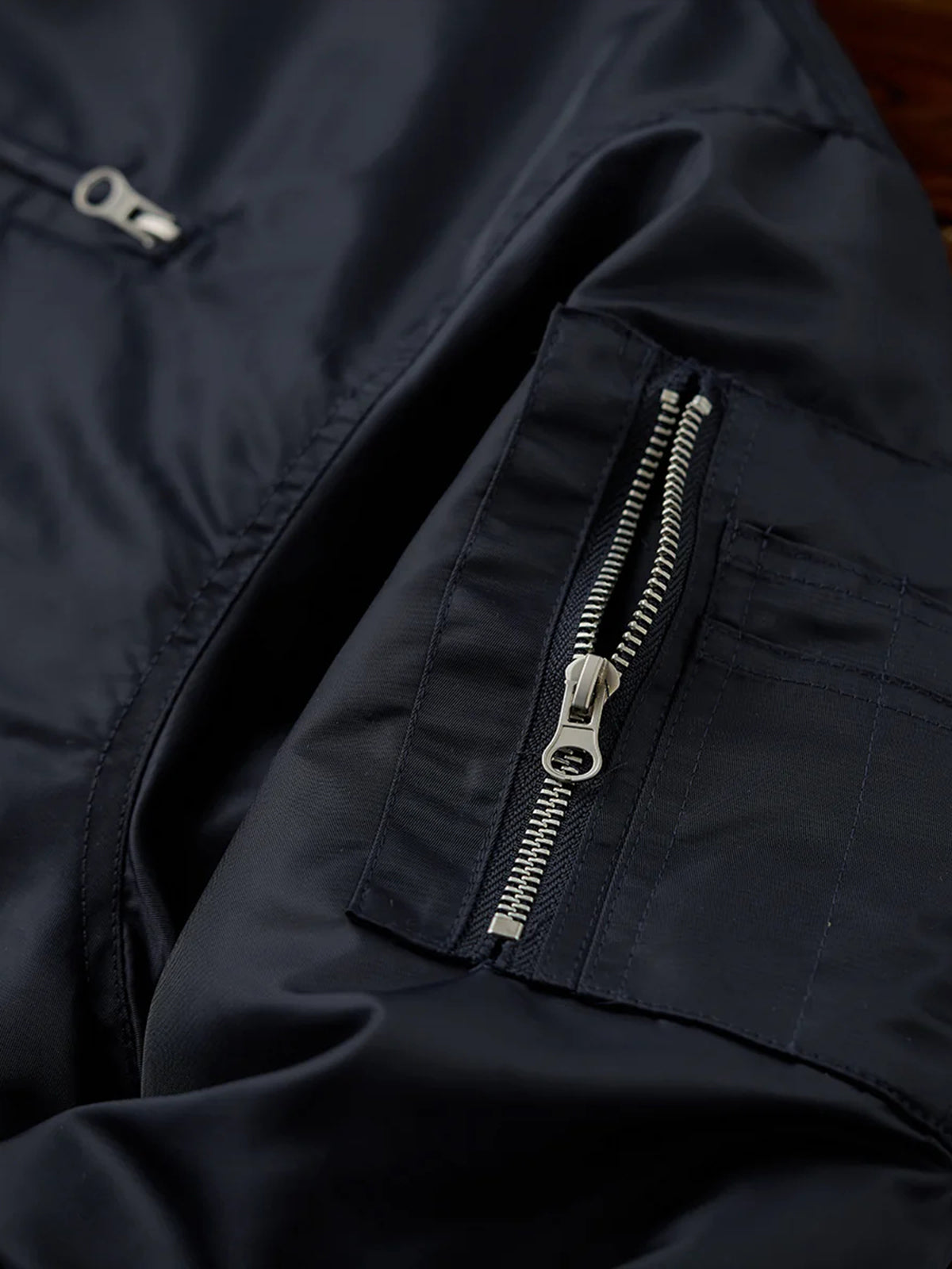 Sherpa Collar MA-1 Quilted Flight Jacket