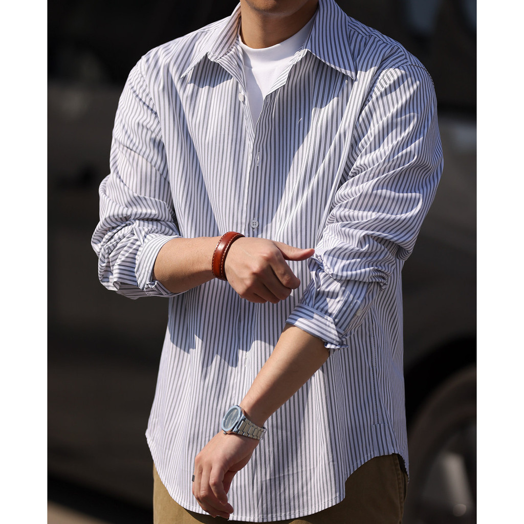 Casual 110g Oxford Striped Shirt