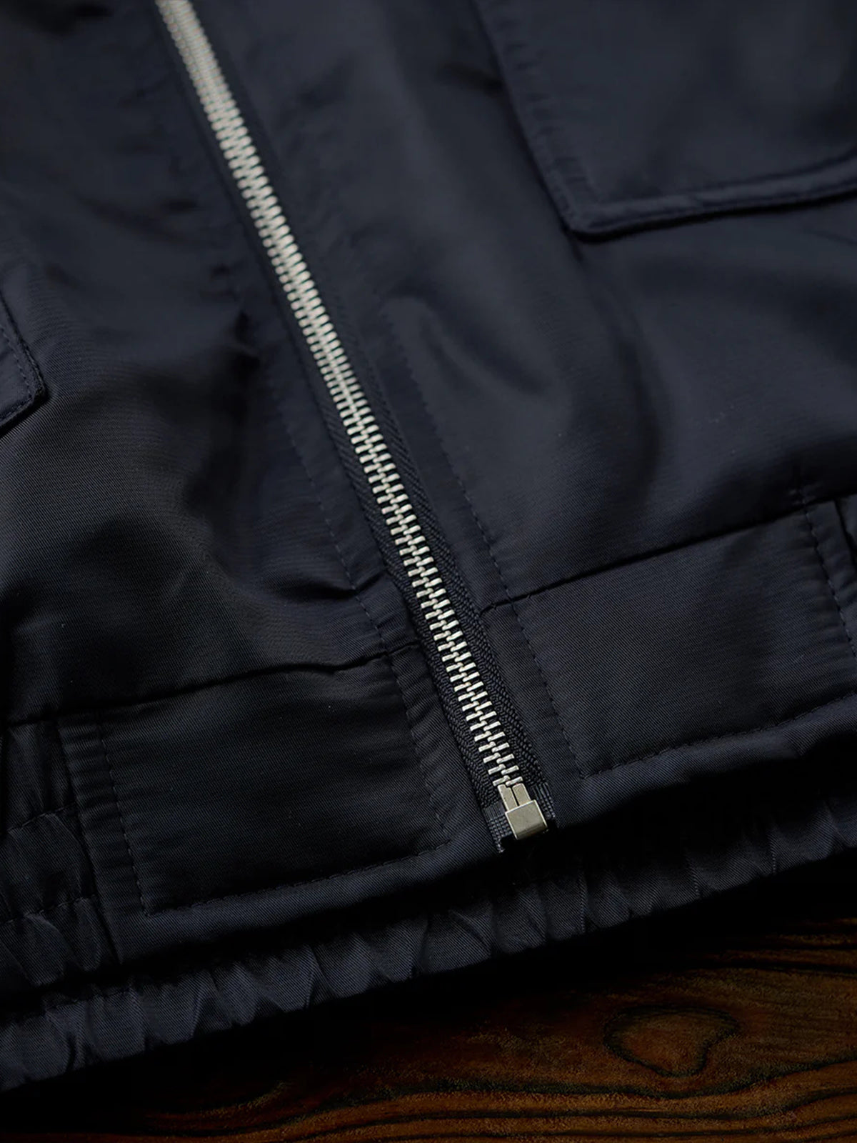 Sherpa Collar MA-1 Quilted Flight Jacket