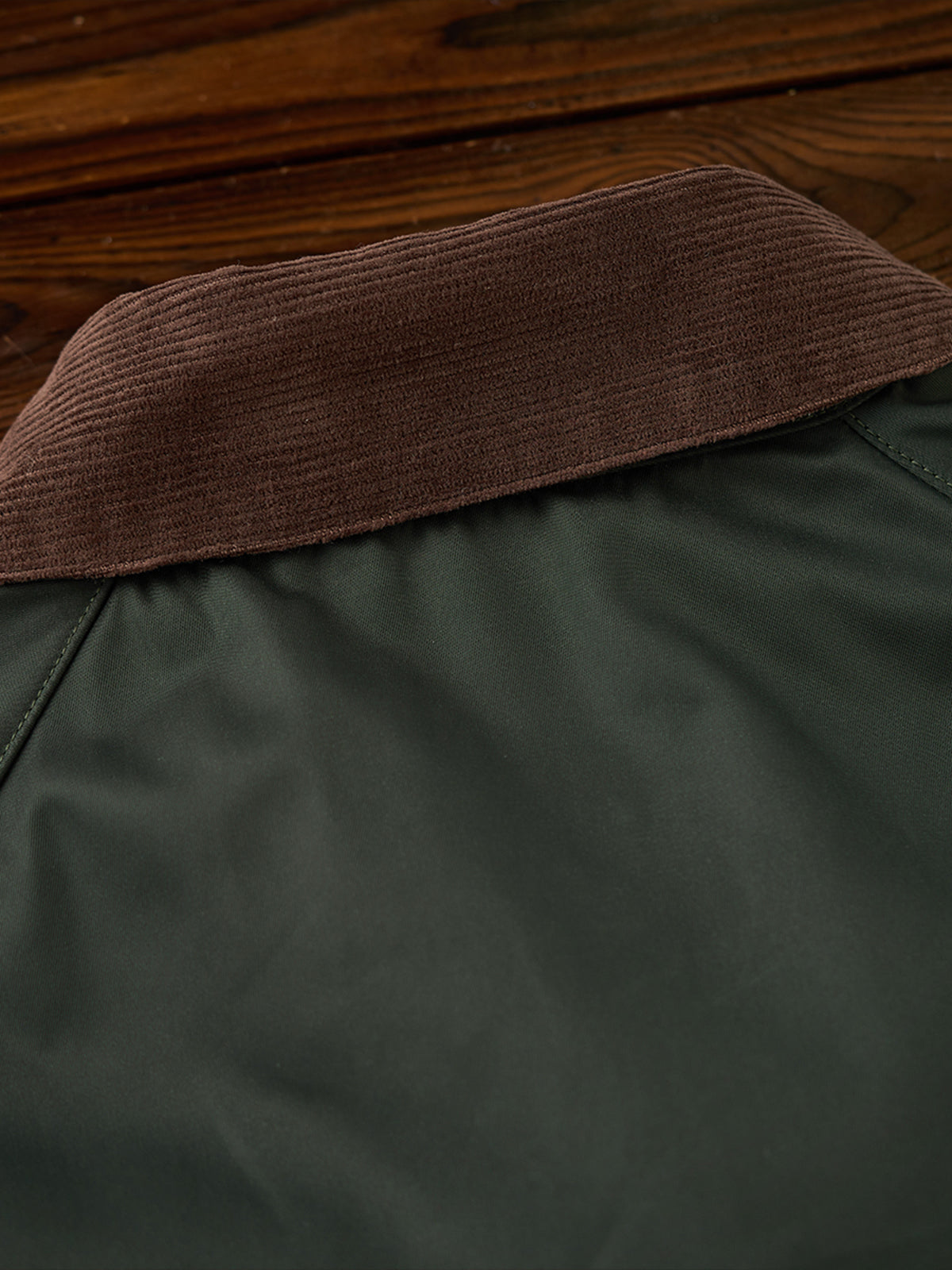 Waterproof Waxed Corduroy Collar Hunting Jacket