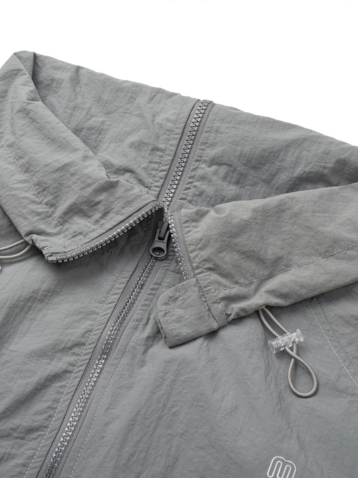 Double Zipper Design Color-Block Jacket