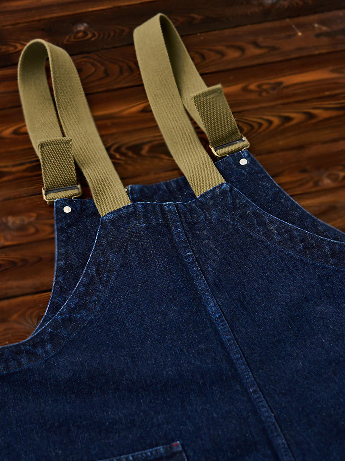 Retro Navy Deck Overalls