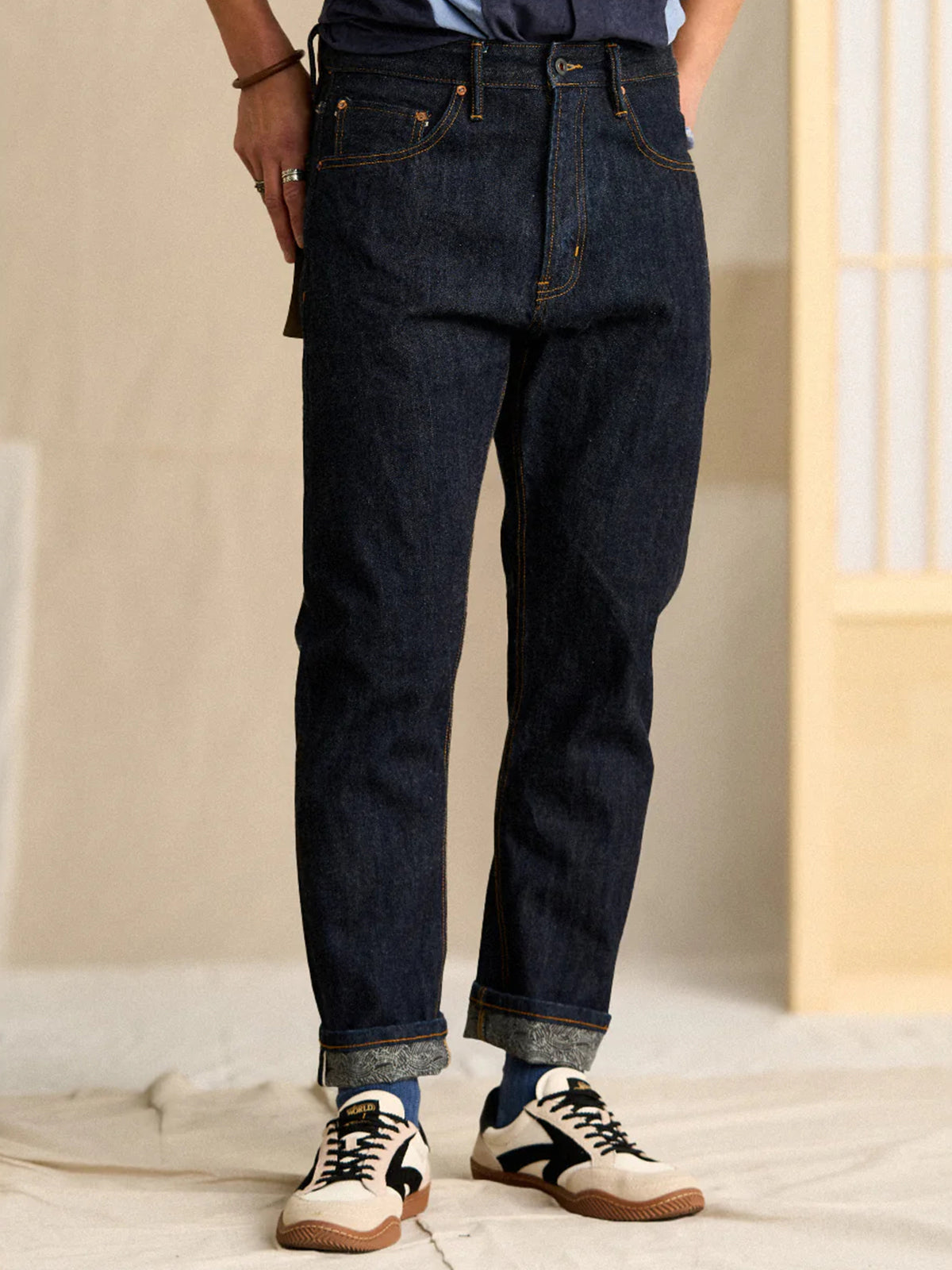 14oz Red Ear American Coin Pocket Straight Jeans