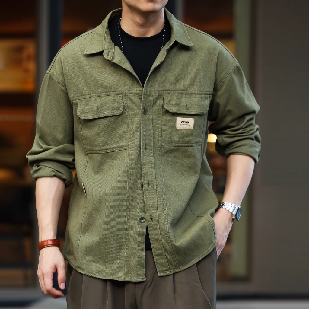 Pure Cotton Cargo Shirt