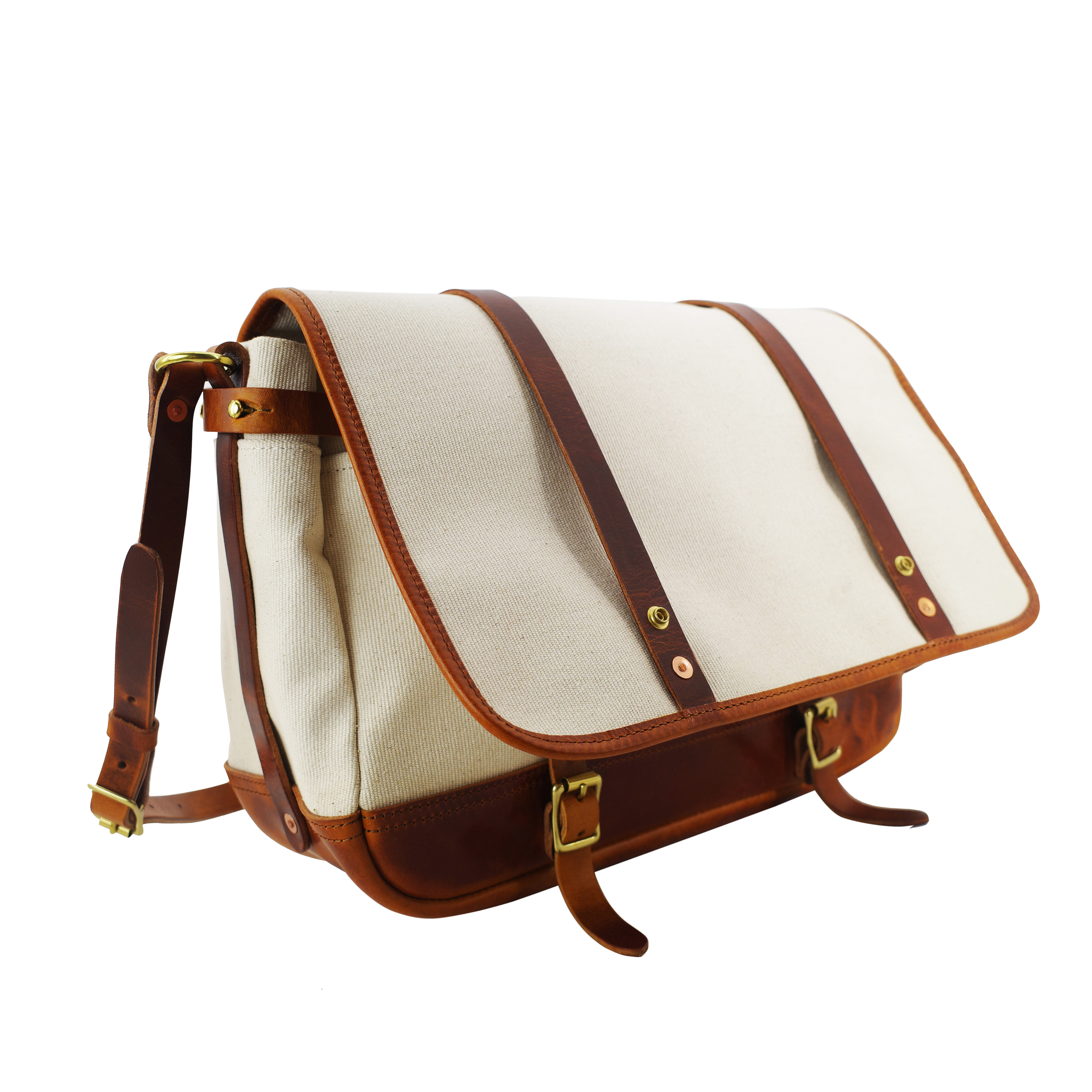Canvas messenger bag