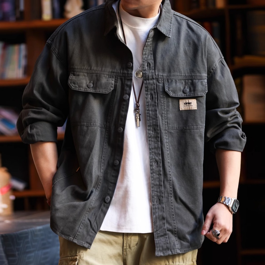 Pure Cotton Cargo Shirt