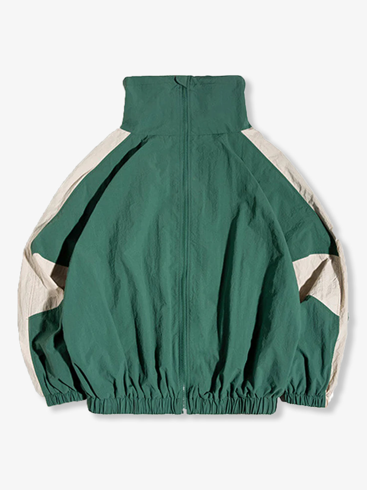 Double Zipper Design Color-Block Jacket